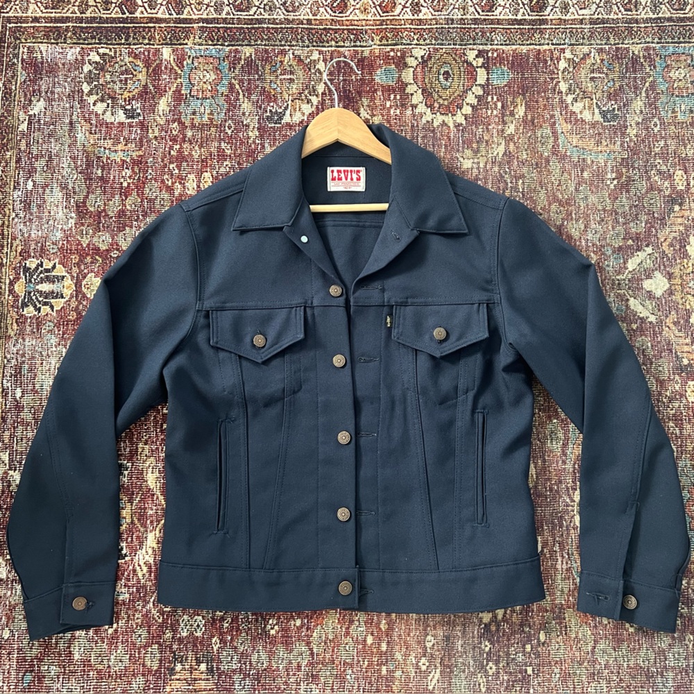 Vintage 70s Blue Levi’s Jacket Black Tab